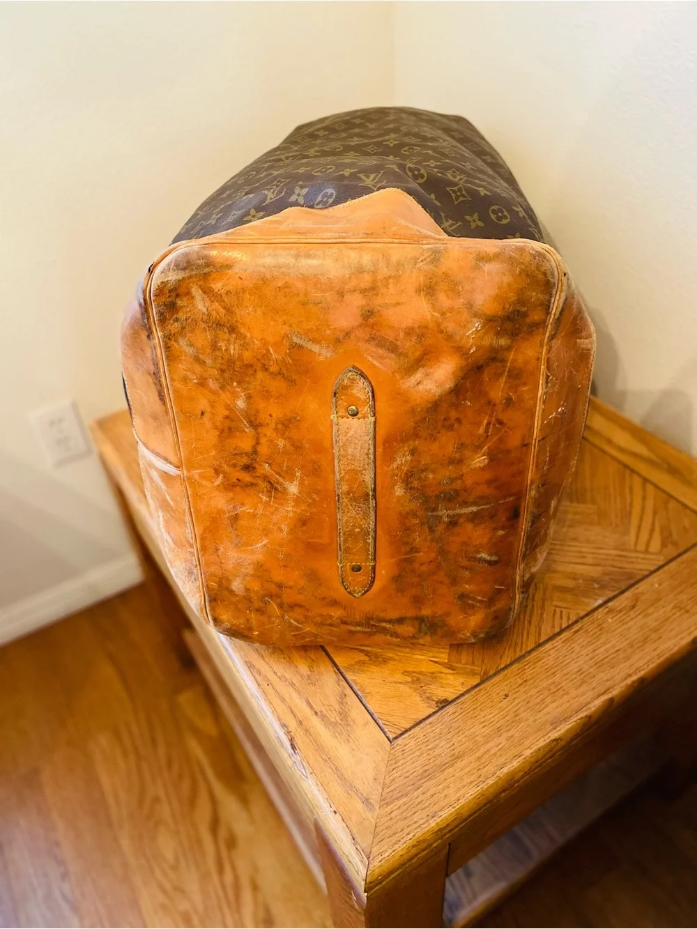 Vintage Louis Vuitton Monogram Canvas Marin Duffel Bag - Brown & Tan